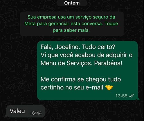 Feedback real de barbeiro sobre o Menu de Serviços 4
